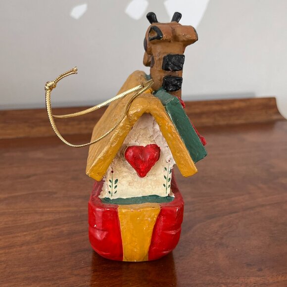 House of Hatten Noah's Ark Giraffe Two by Two Ornament Vintage 1994 Folk Art - Picture 5 of 12